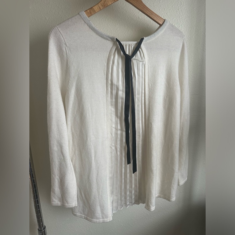 Soft Surroundings Wool Cream Sweater